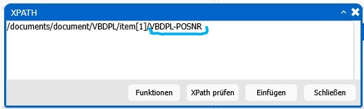dynamische Tabelle Pfad XPath